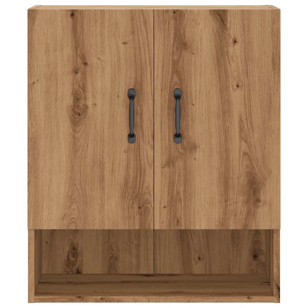 Armadietto a Muro Rovere Artigianale 60x31x70 cm in Truciolato