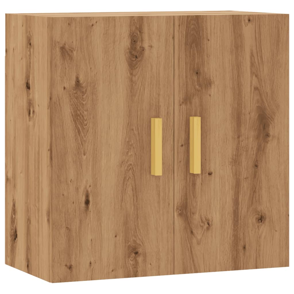 Armadietto a Muro Rovere Artigianale 60x31x60 cm in Truciolato
