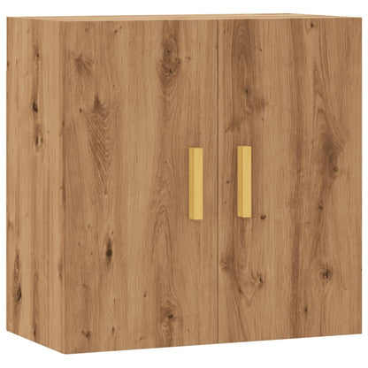 Armadietto a Muro Rovere Artigianale 60x31x60 cm in Truciolato