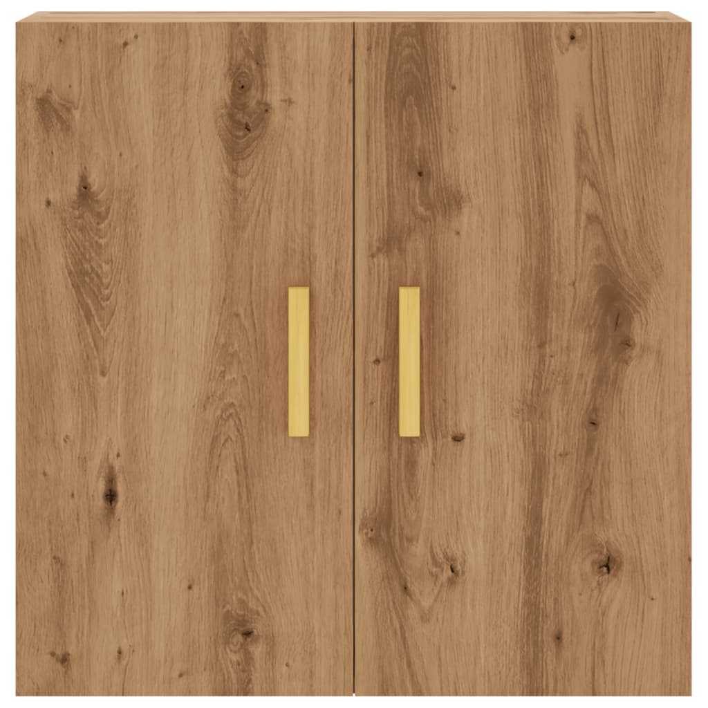 Armadietto a Muro Rovere Artigianale 60x31x60 cm in Truciolato