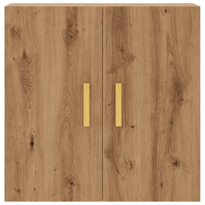Armadietto a Muro Rovere Artigianale 60x31x60 cm in Truciolato