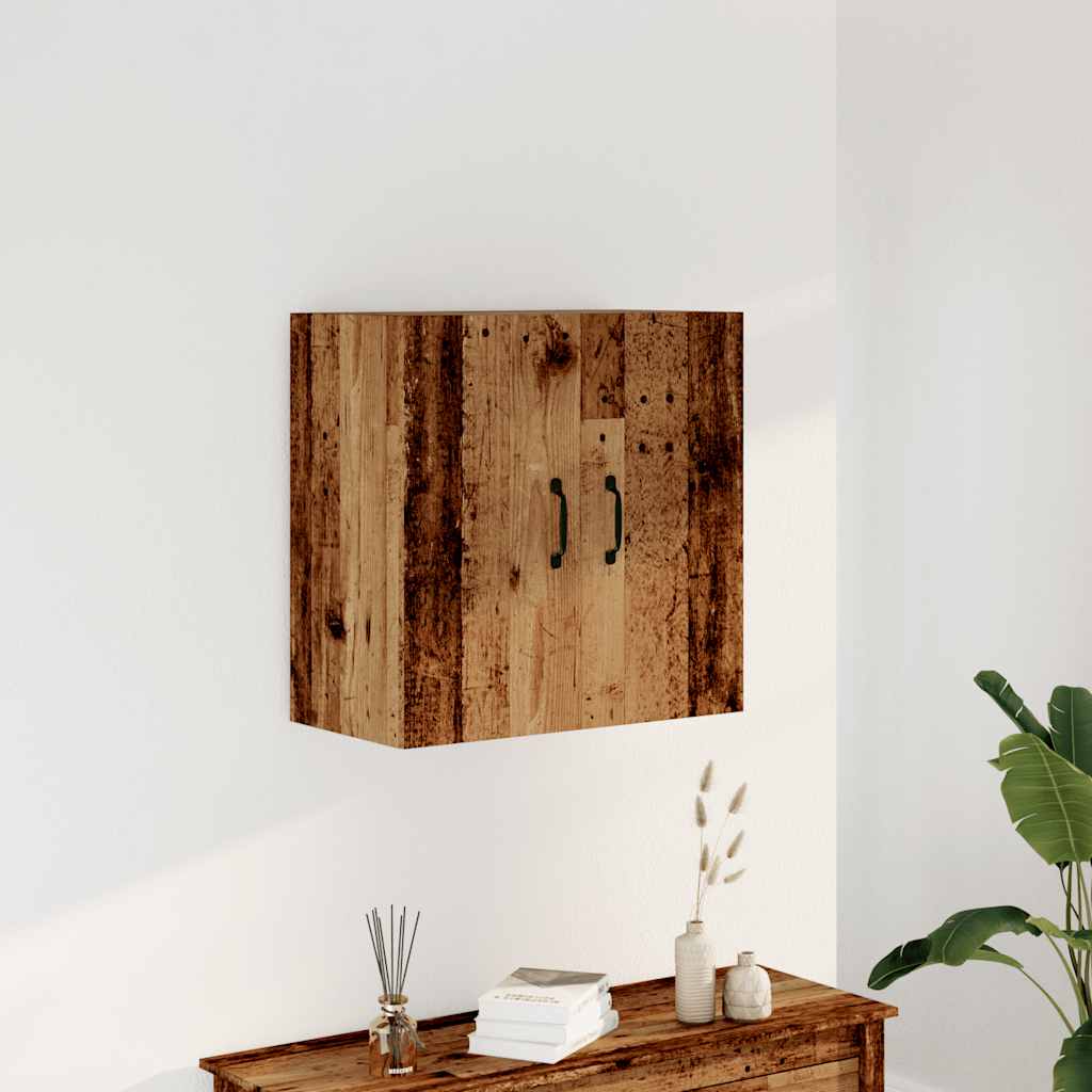 Armadietto a Muro Legno Vecchio 60x31x60 cm in Truciolato