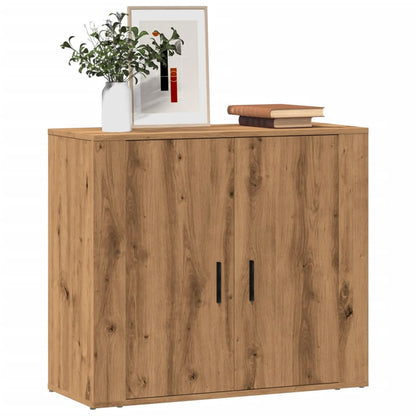 Credenza Rovere Artigianale 80x33x70 cm in Truciolato