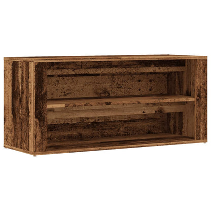 Scarpiera Legno Vecchio 100x35x45 cm in Truciolato