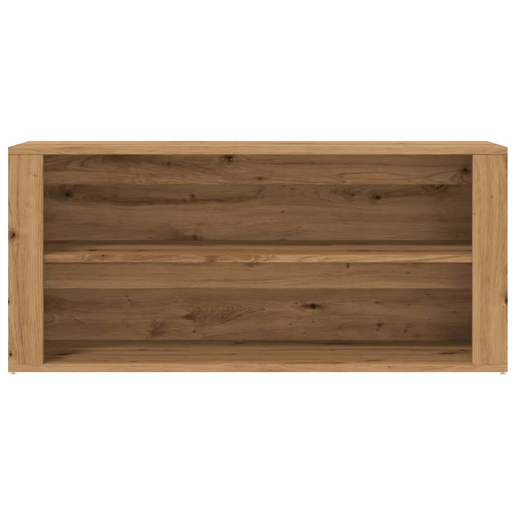 Scarpiera Rovere Artigianale 100x35x45 cm in Truciolato