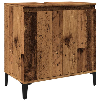 Mobile Lavabo Legno Antico 58x33x60 cm in Legno Multistrato