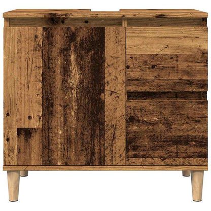 Mobile Sottolavabo Legno Antico 65x33x60 cm in Truciolato