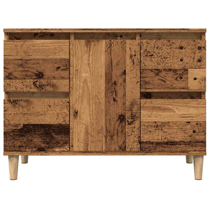 Mobile Lavabo Legno Antico 80x33x60 cm in Legno Multistrato