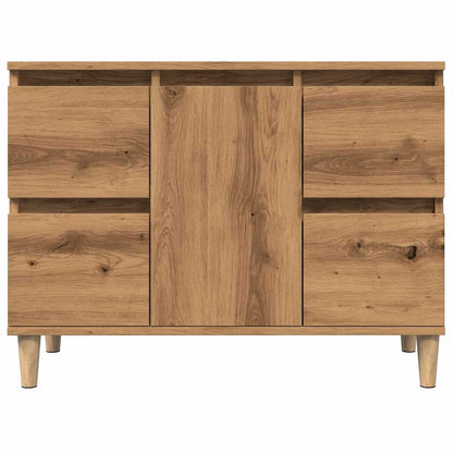 Mobile Lavabo Rovere Artigianale 80x33x60 cm Legno Multistrato
