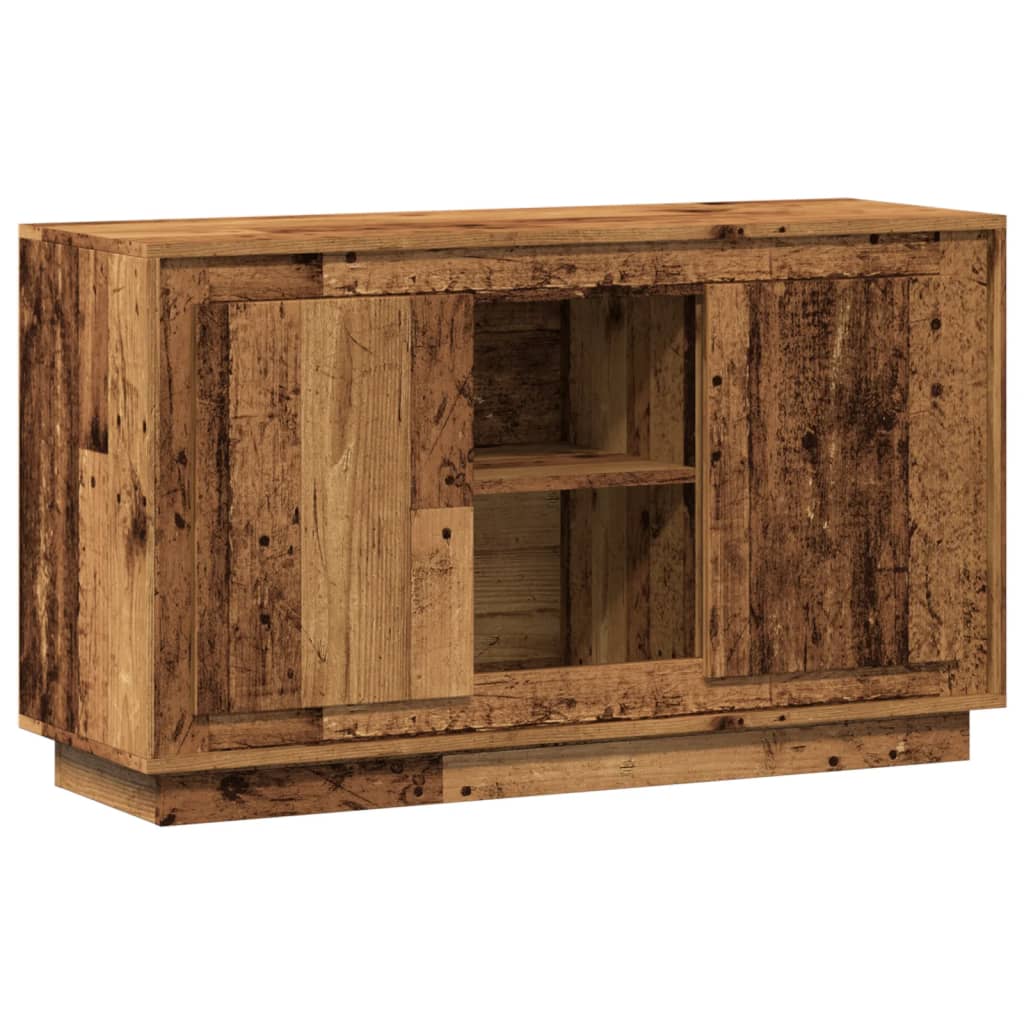 Credenza Legno Antico 102x35x60 cm in Legno Multistrato