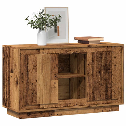 Credenza Legno Antico 102x35x60 cm in Legno Multistrato