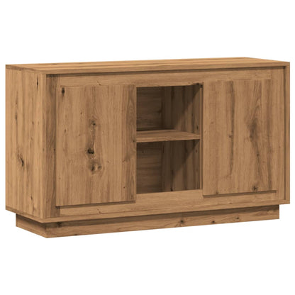 Credenza Rovere Artigianale 102x35x60 cm in Legno Multistrato