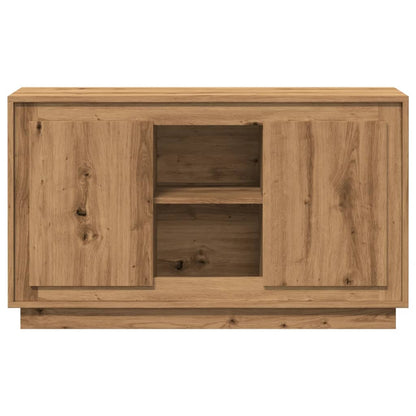 Credenza Rovere Artigianale 102x35x60 cm in Legno Multistrato