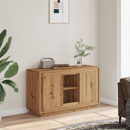 Credenza Rovere Artigianale 102x35x60 cm in Legno Multistrato