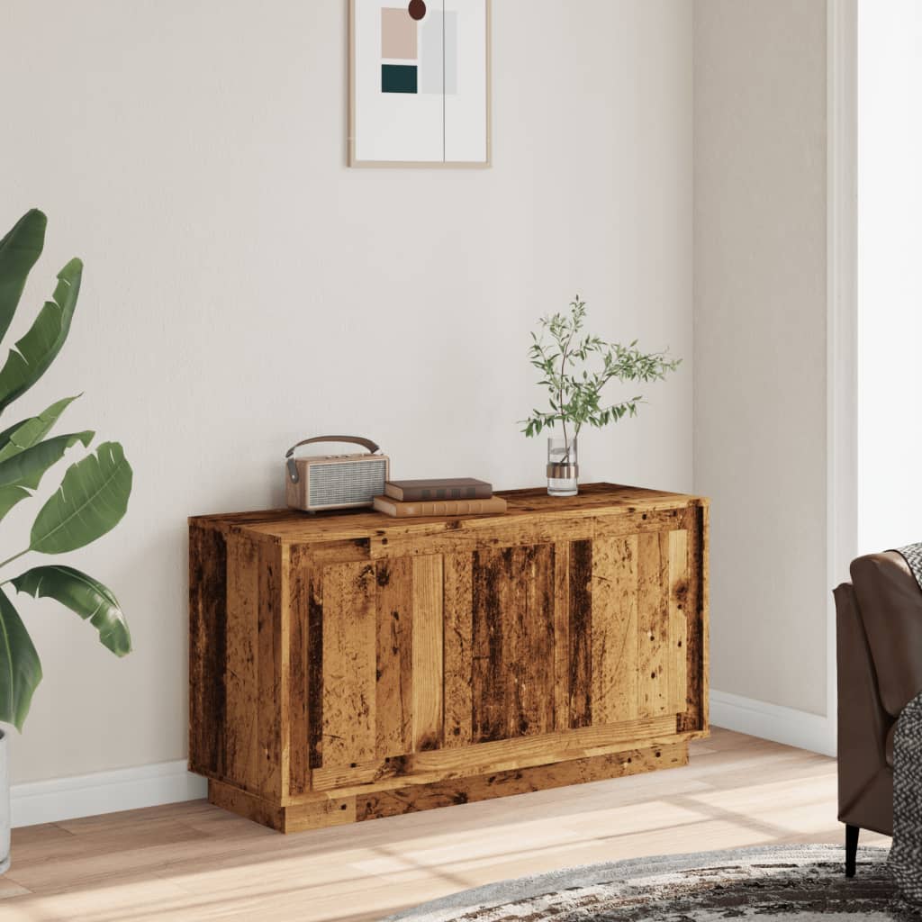 Credenza Legno Antico 102x35x55 cm in Legno Multistrato