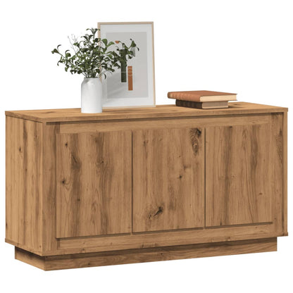 Credenza Rovere Artigianale 102x35x55 cm in Legno Multistrato