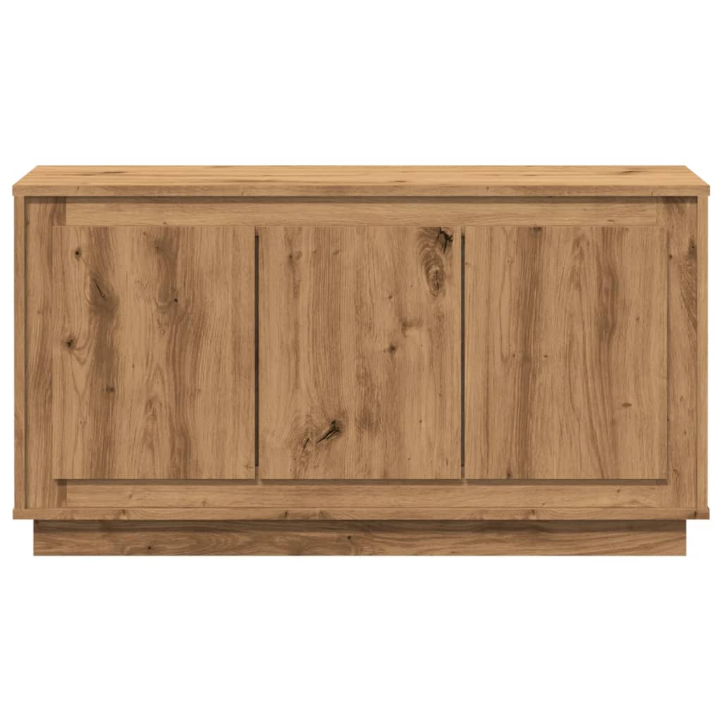 Credenza Rovere Artigianale 102x35x55 cm in Legno Multistrato