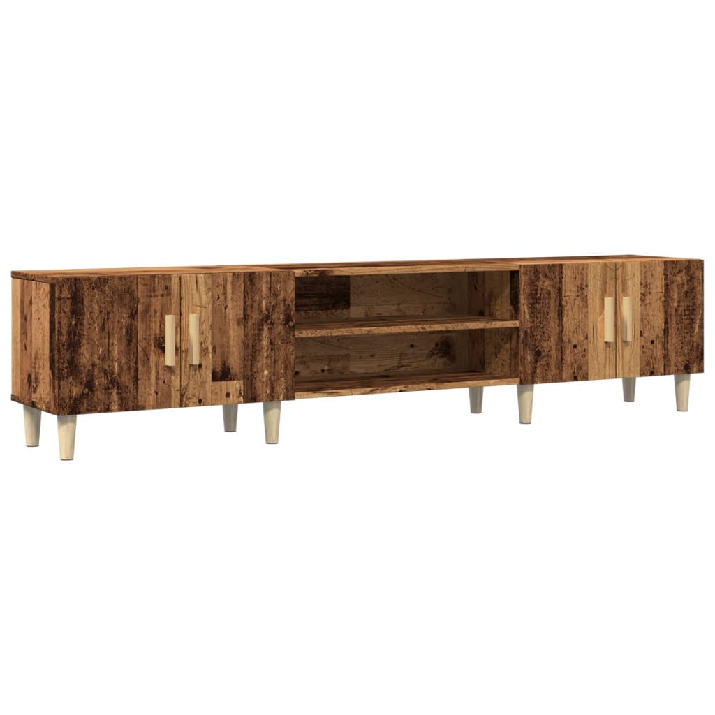 Mobile Porta TV Legno Antico 180x31,5x40cm in Legno Multistrato