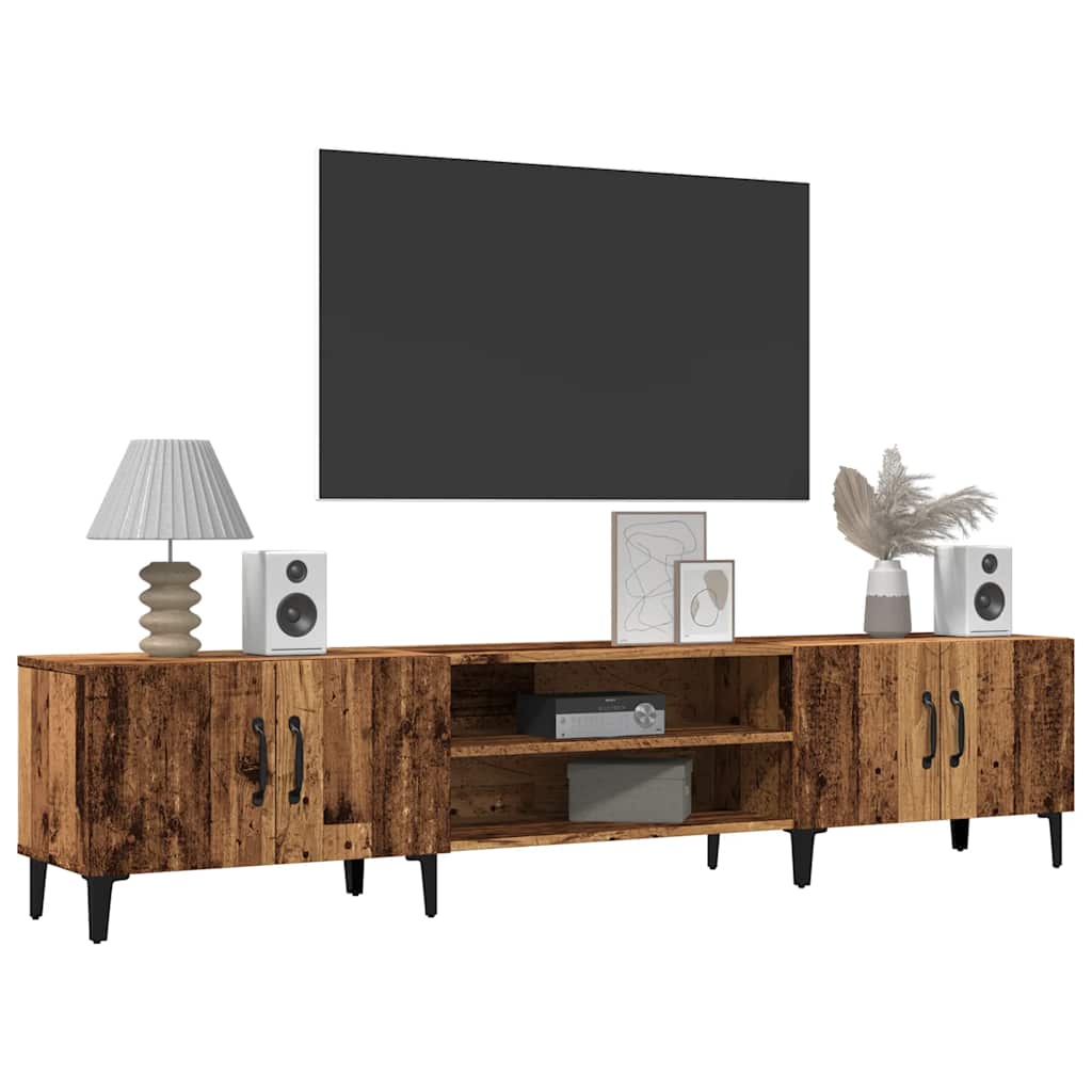 Mobile Porta TV Legno Antico 180x31,5x40cm in Legno Multistrato
