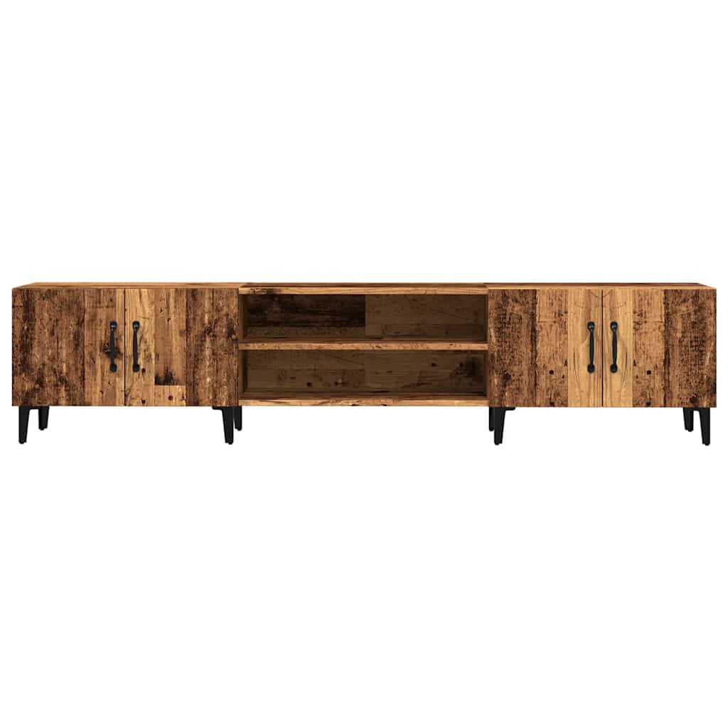 Mobile Porta TV Legno Antico 180x31,5x40cm in Legno Multistrato