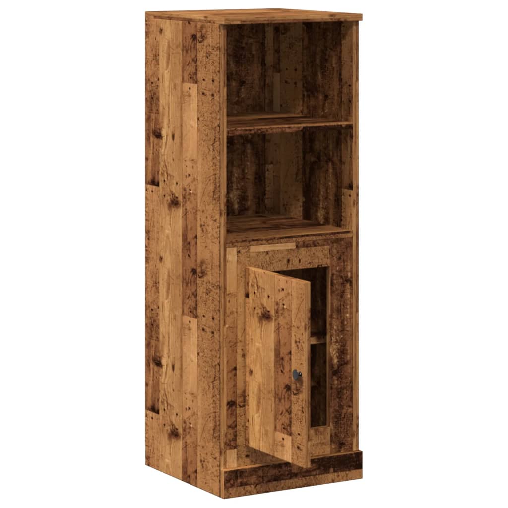 Credenza Legno Antico 36x35,5x103,5 cm in Legno Multistrato