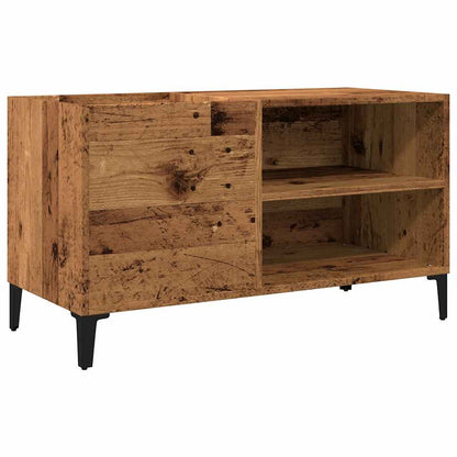 Mobile Porta Dischi Legno Antico 84,5x38x48cm Legno Multistrato