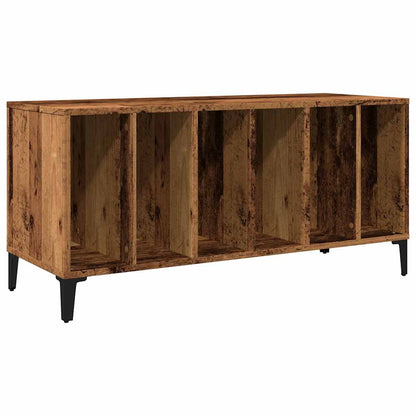 Mobile Porta Dischi Legno Antico 100x38x48 cm Legno Multistrato