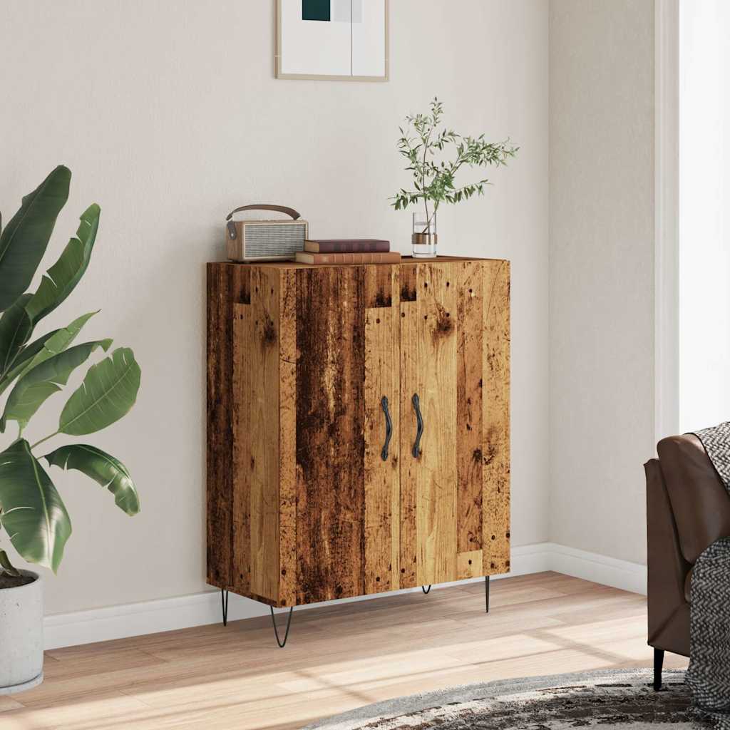 Credenza Legno Antico 69,5x34x90 cm in Legno Multistrato