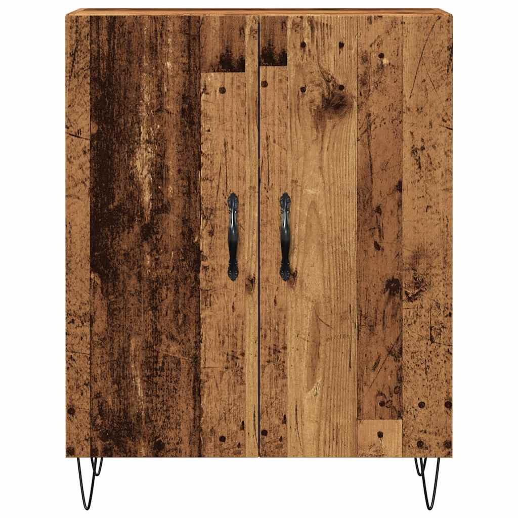 Credenza Legno Antico 69,5x34x90 cm in Legno Multistrato