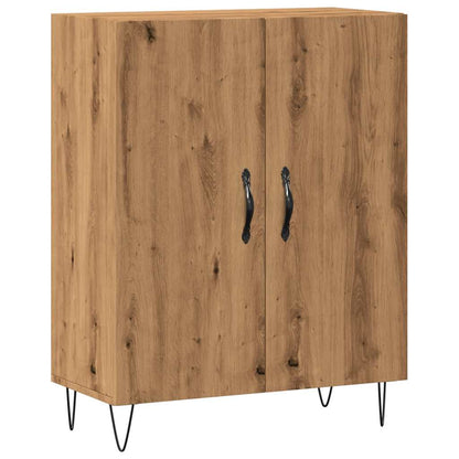 Credenza Rovere Artigianale 69,5x34x90 cm in Legno Multistrato