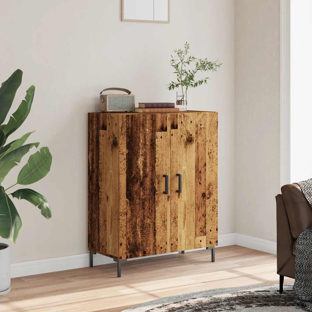 Credenza Legno Antico 69,5x34x90 cm in Legno Multistrato