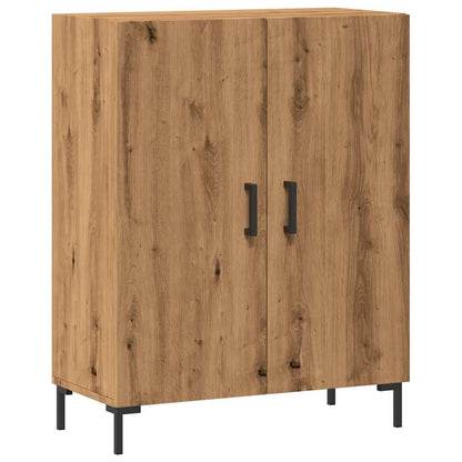 Credenza Rovere Artigianale 69,5x34x90 cm in Legno Multistrato