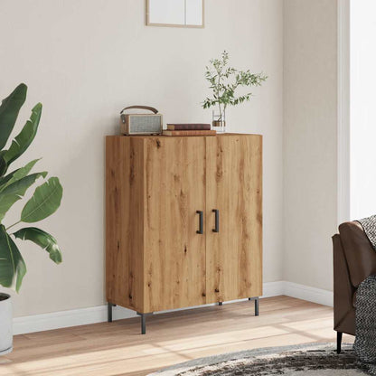 Credenza Rovere Artigianale 69,5x34x90 cm in Legno Multistrato
