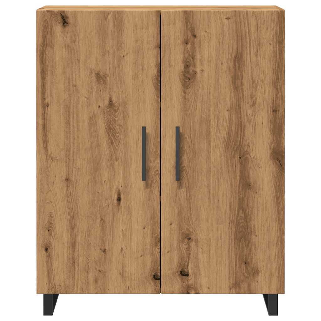 Credenza Rovere Artigianale 69,5x34x90 cm in Legno Multistrato