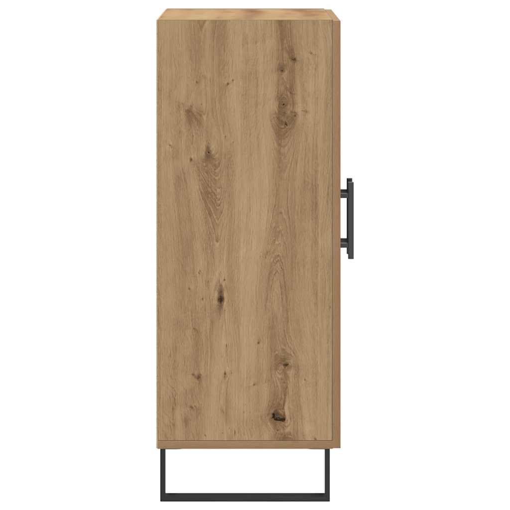 Credenza Rovere Artigianale 69,5x34x90 cm in Legno Multistrato