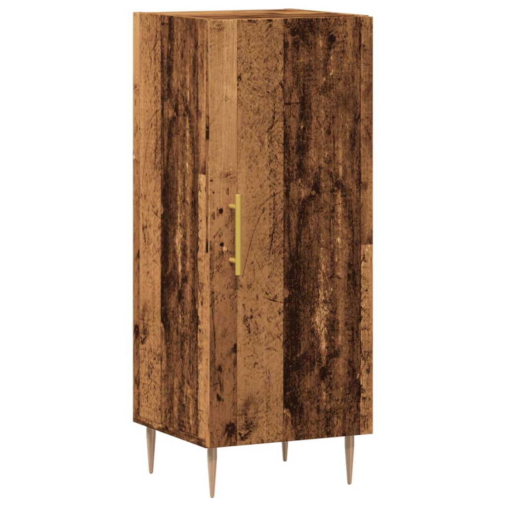 Credenza Legno Antico 34,5x34x90 cm in Truciolato