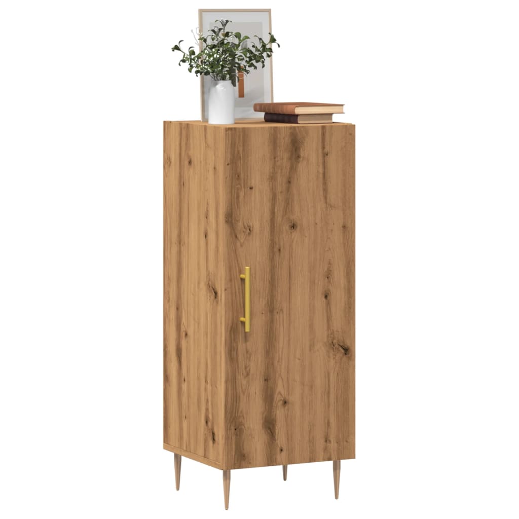 Credenza Rovere Artigianale 34,5x34x90 cm in Truciolato