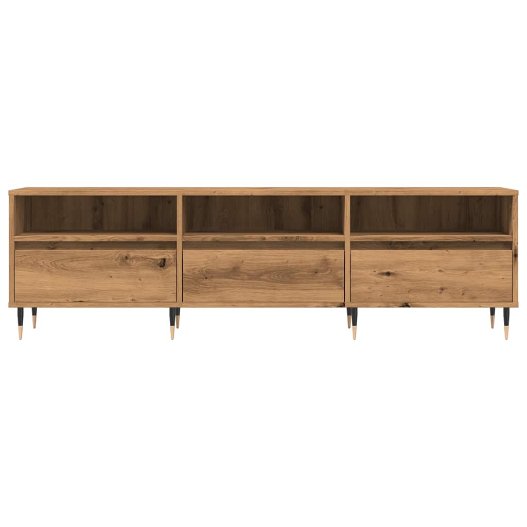 Mobile Porta TV Rovere Artigianale 150x30x44,5 cm Multistrato