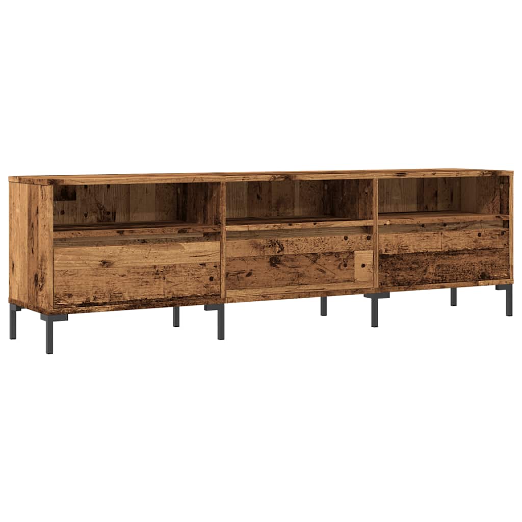 Mobile Porta TV Legno Antico 150x30x44,5 cm Legno Multistrato