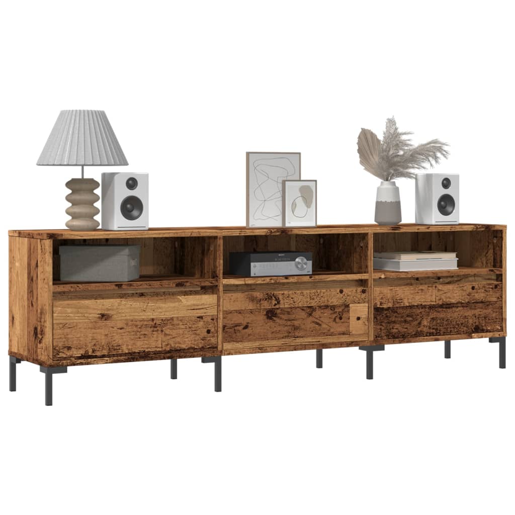 Mobile Porta TV Legno Antico 150x30x44,5 cm Legno Multistrato