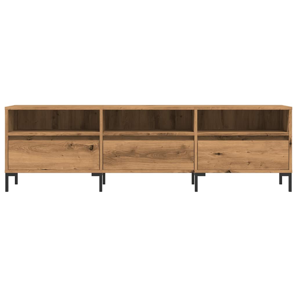 Mobile Porta TV Rovere Artigianale 150x30x44,5 cm Multistrato