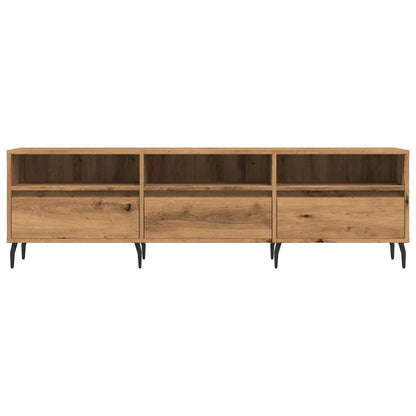 Mobile Porta TV Rovere Artigianale 150x30x44,5 cm Multistrato