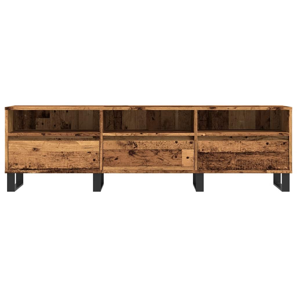 Mobile Porta TV Legno Antico 150x30x44,5 cm Legno Multistrato