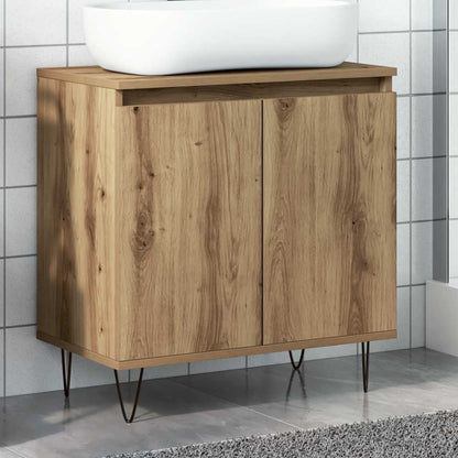 Mobile da Bagno Rovere Artigianale 58x33x60 cm in Truciolato
