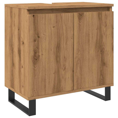 Mobile da Bagno Rovere Artigianale 58x33x60 cm in Truciolato
