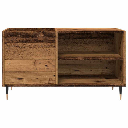 Mobile Porta Dischi Legno Antico 84,5x38x48cm Legno Multistrato