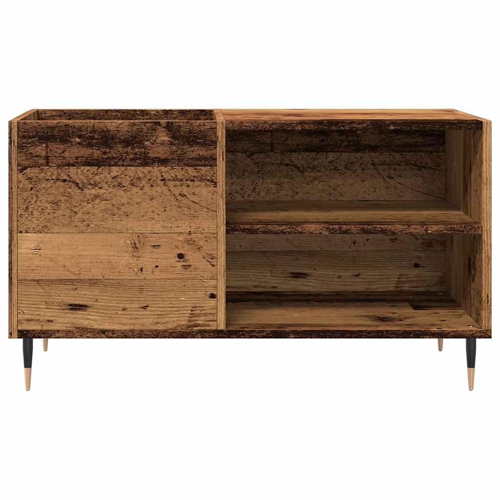 Mobile Porta Dischi Legno Antico 84,5x38x48cm Legno Multistrato