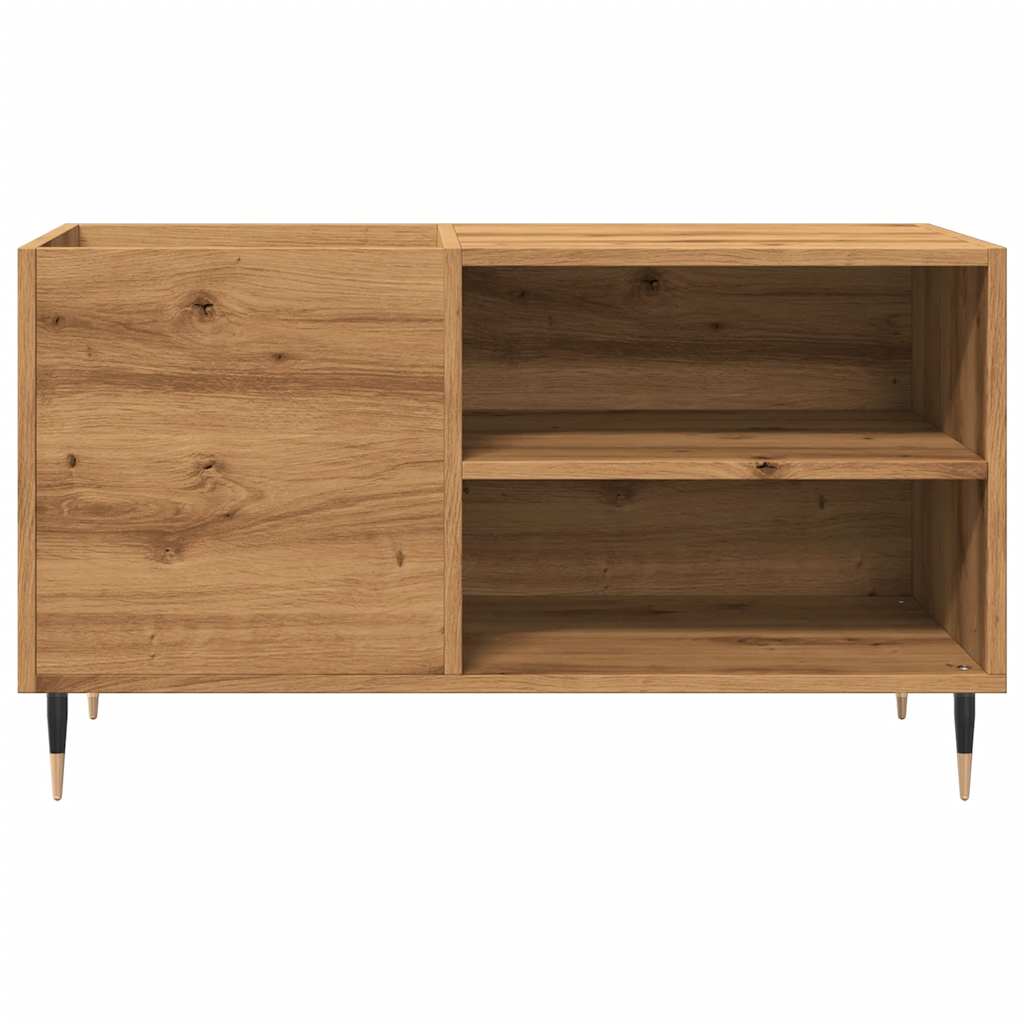 Mobile Porta Dischi Rovere Artigianale 84,5x38x48cm Multistrato