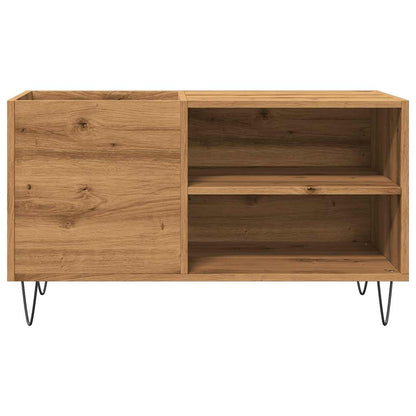 Mobile Porta Dischi Rovere Artigianale 84,5x38x48cm Multistrato
