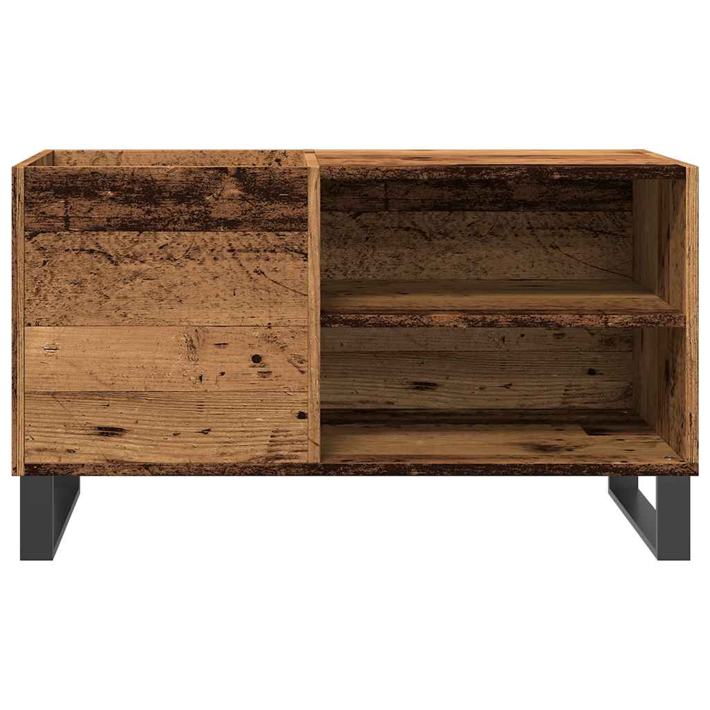 Mobile Porta Dischi Legno Antico 84,5x38x48cm Legno Multistrato